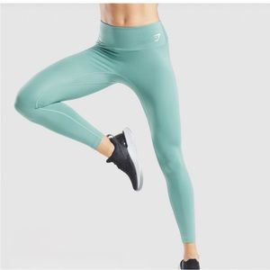 Gymshark Jade Mint Green Training Leggings